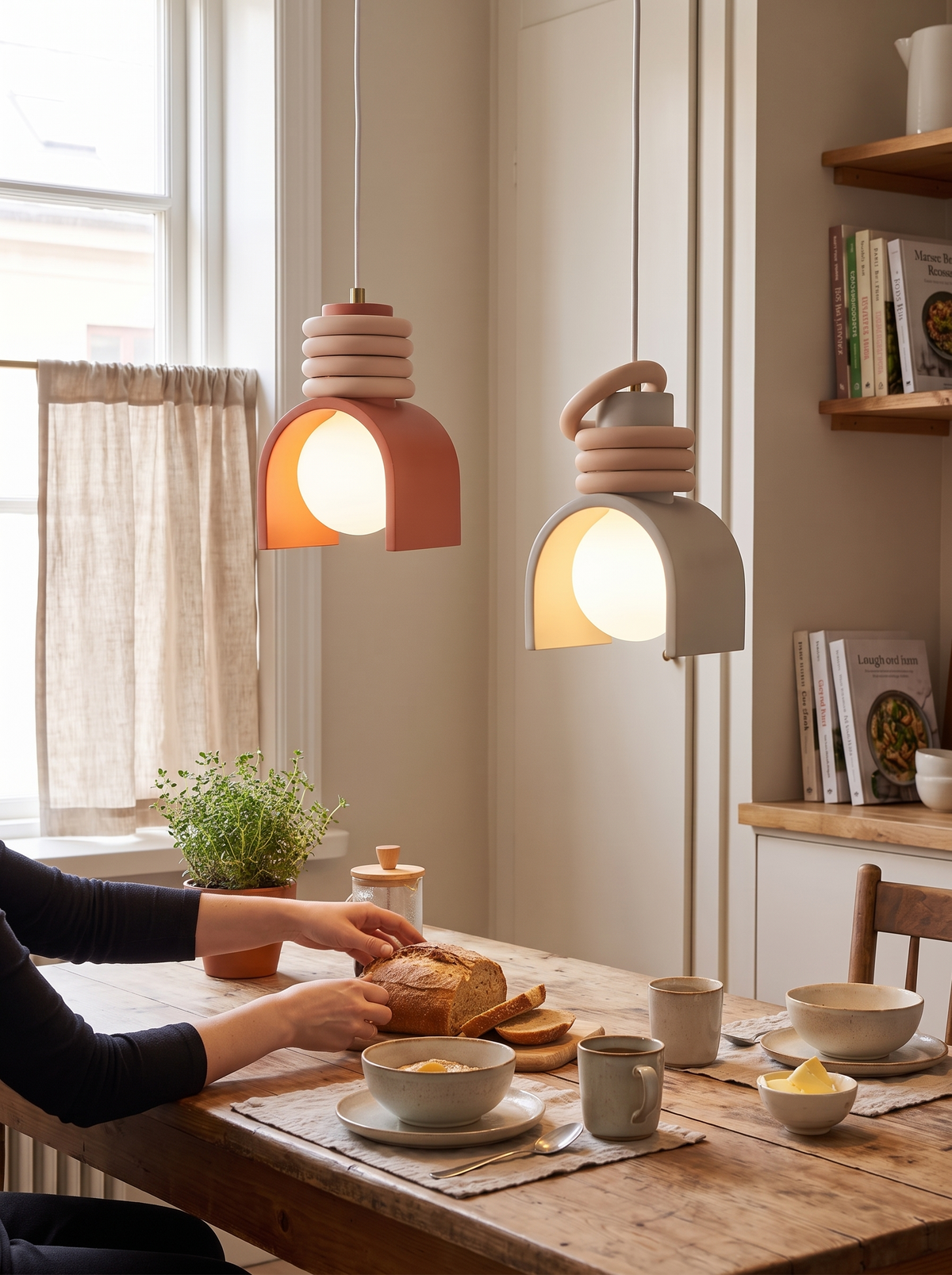 Wabi-Sabi Resin Pendant Light lifestyle 3