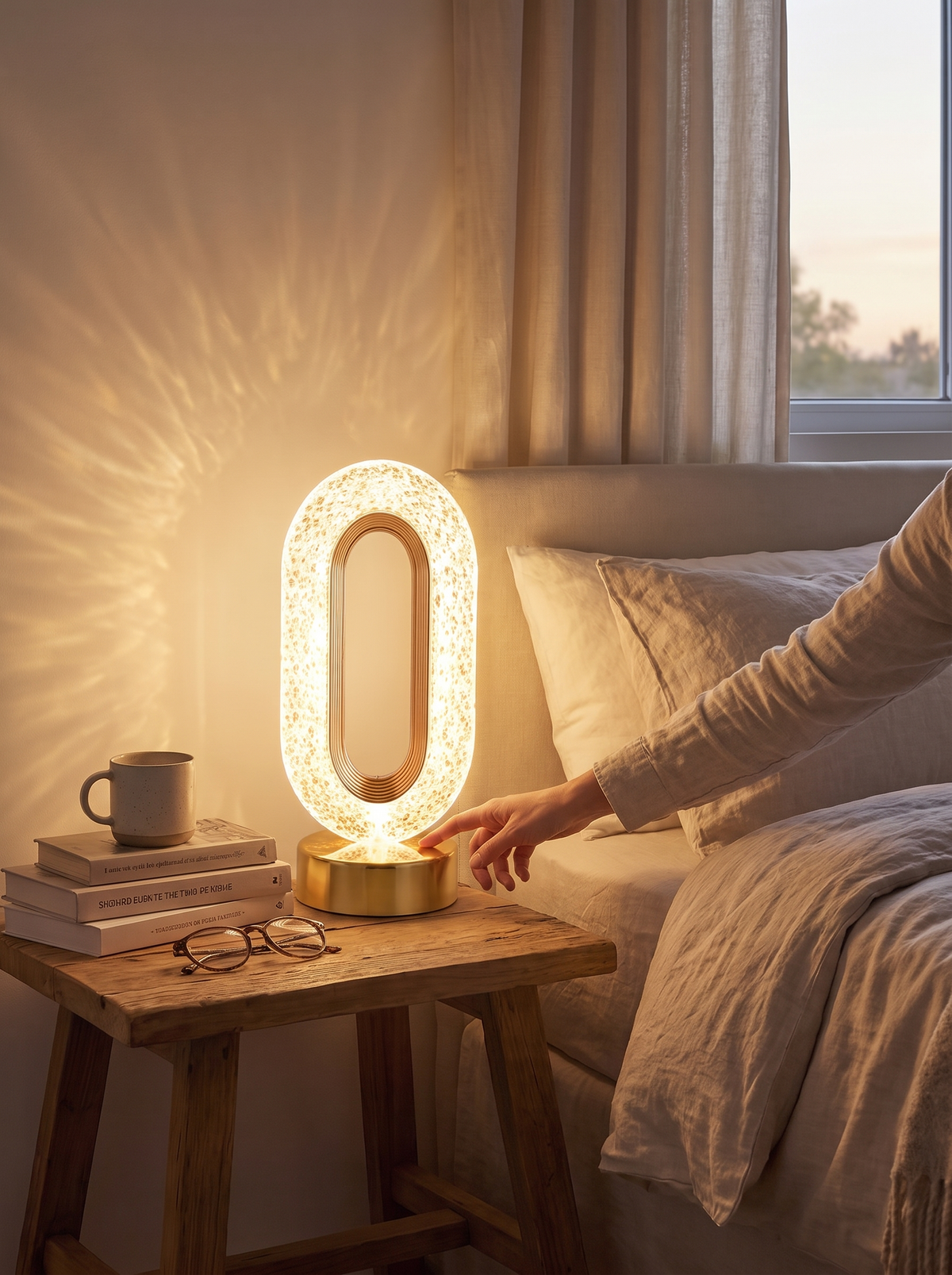 Stellora 3D Crystal Night Light lifestyle 2
