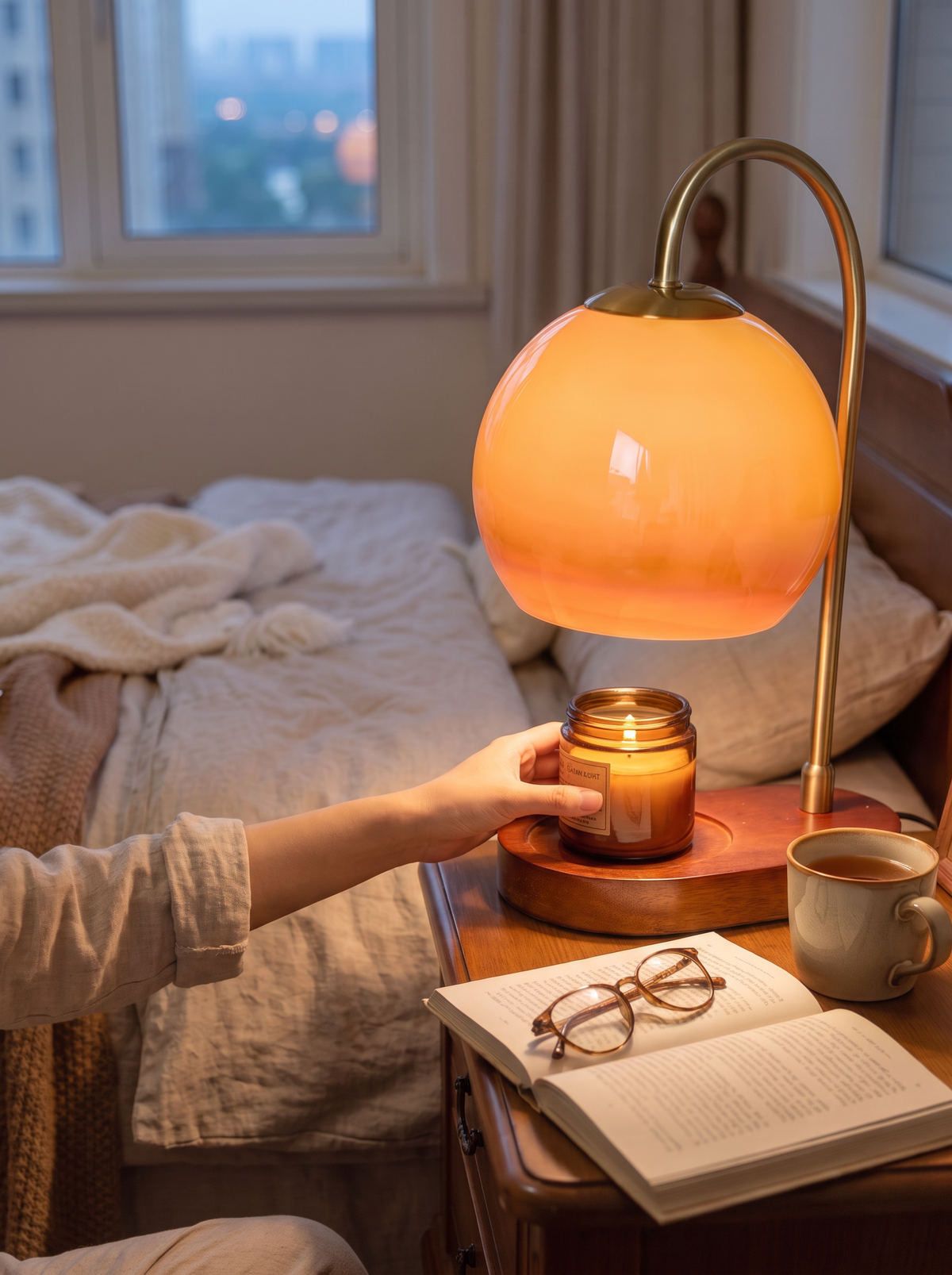 Adjustable Candle Warmer Lamp lifestyle 1