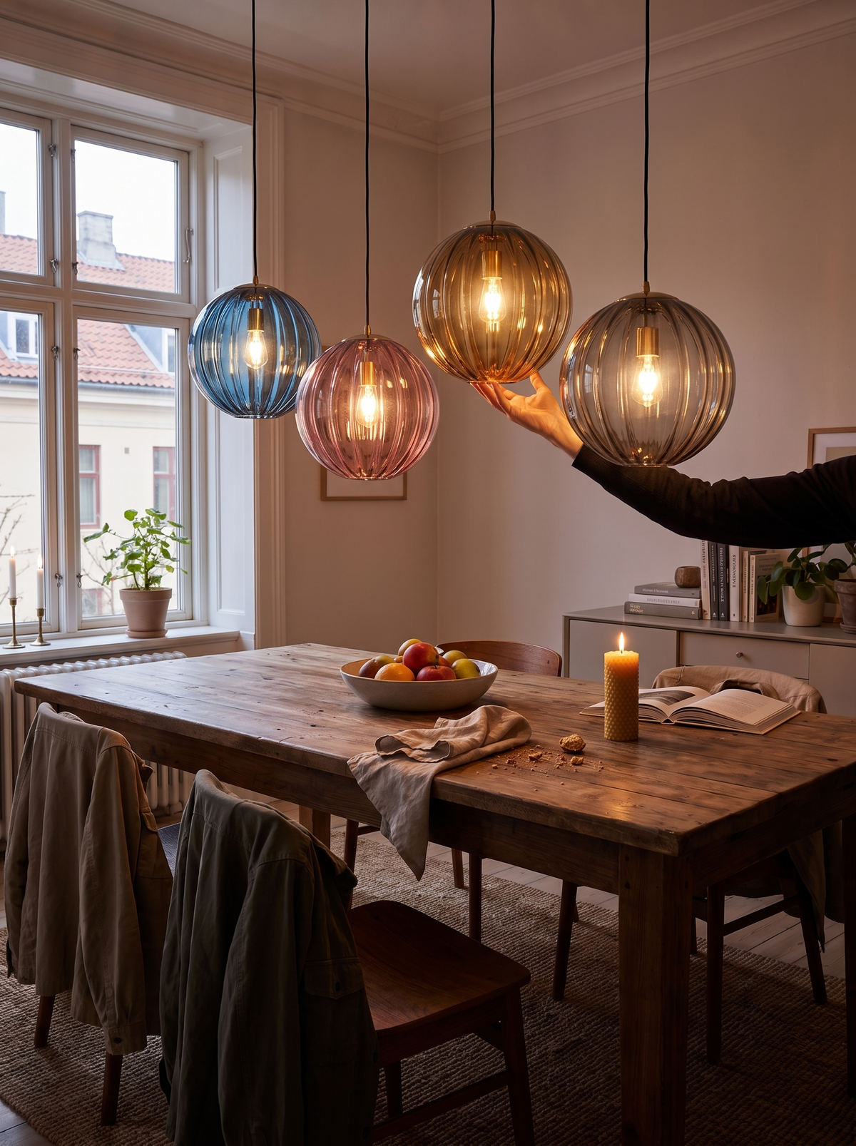 Modern Glass Ball Pendant lifestyle 3