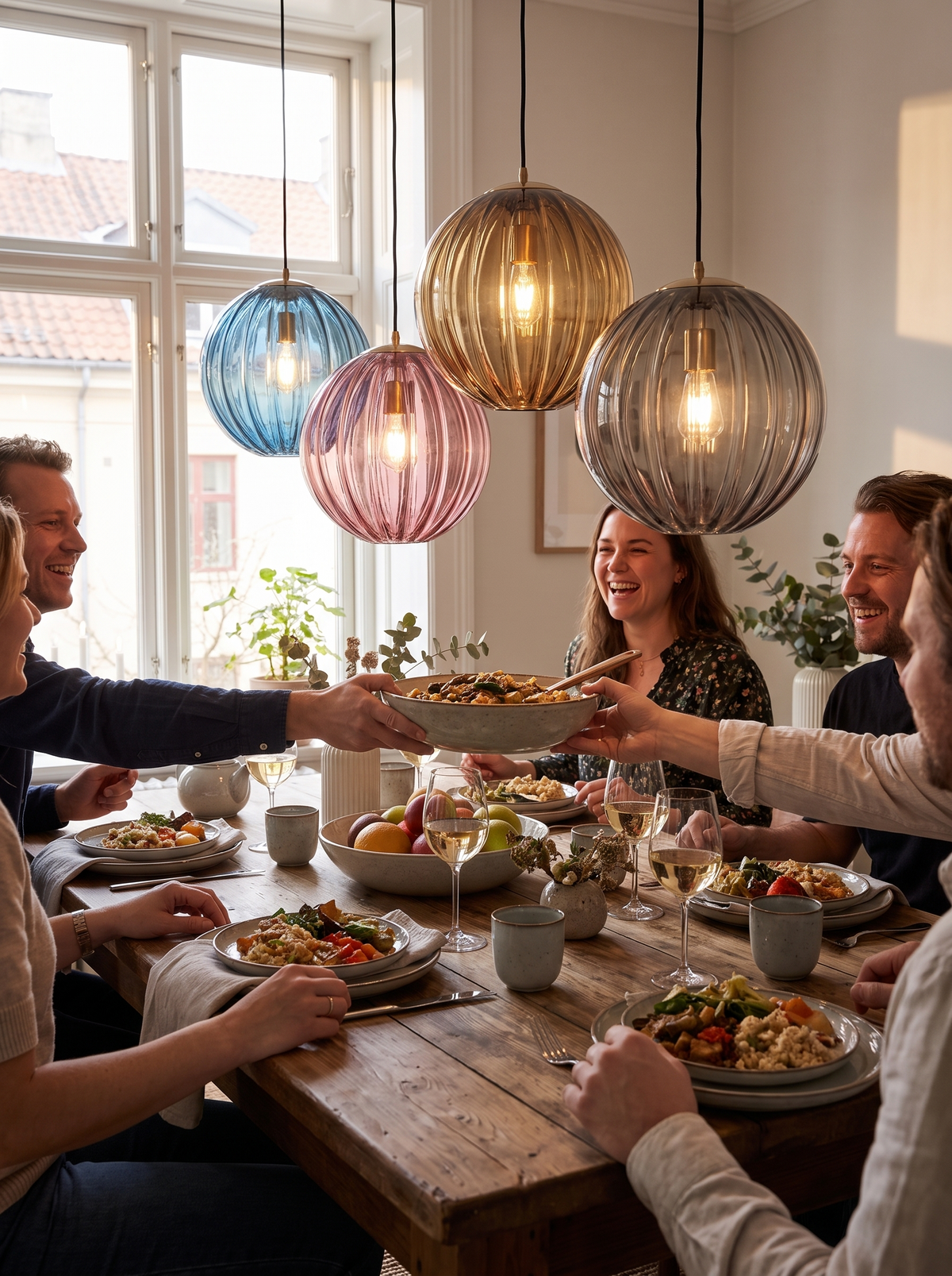 Modern Glass Ball Pendant lifestyle 2