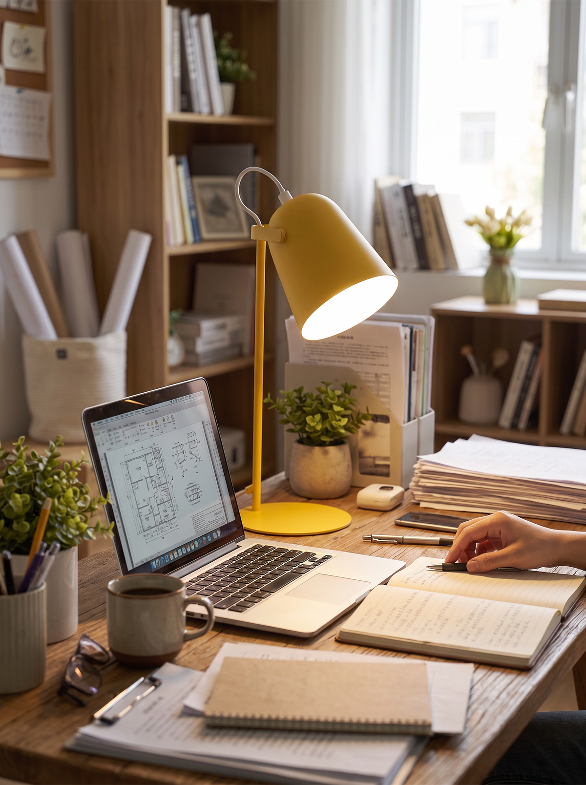 Nordic Metal LED Desk Lamp lifestyle 3