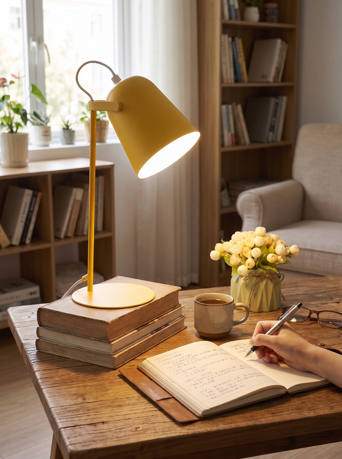 Nordic Metal LED Desk Lamp lifestyle 2