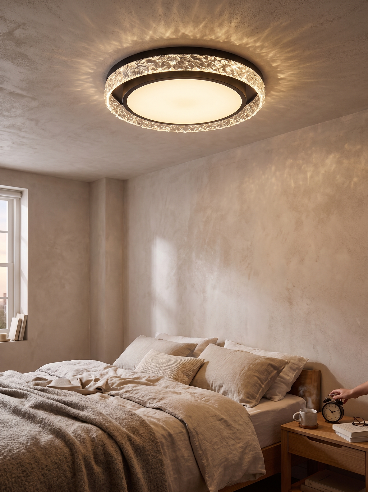 Crystal Halo LED Ceiling Light lifestyle 2