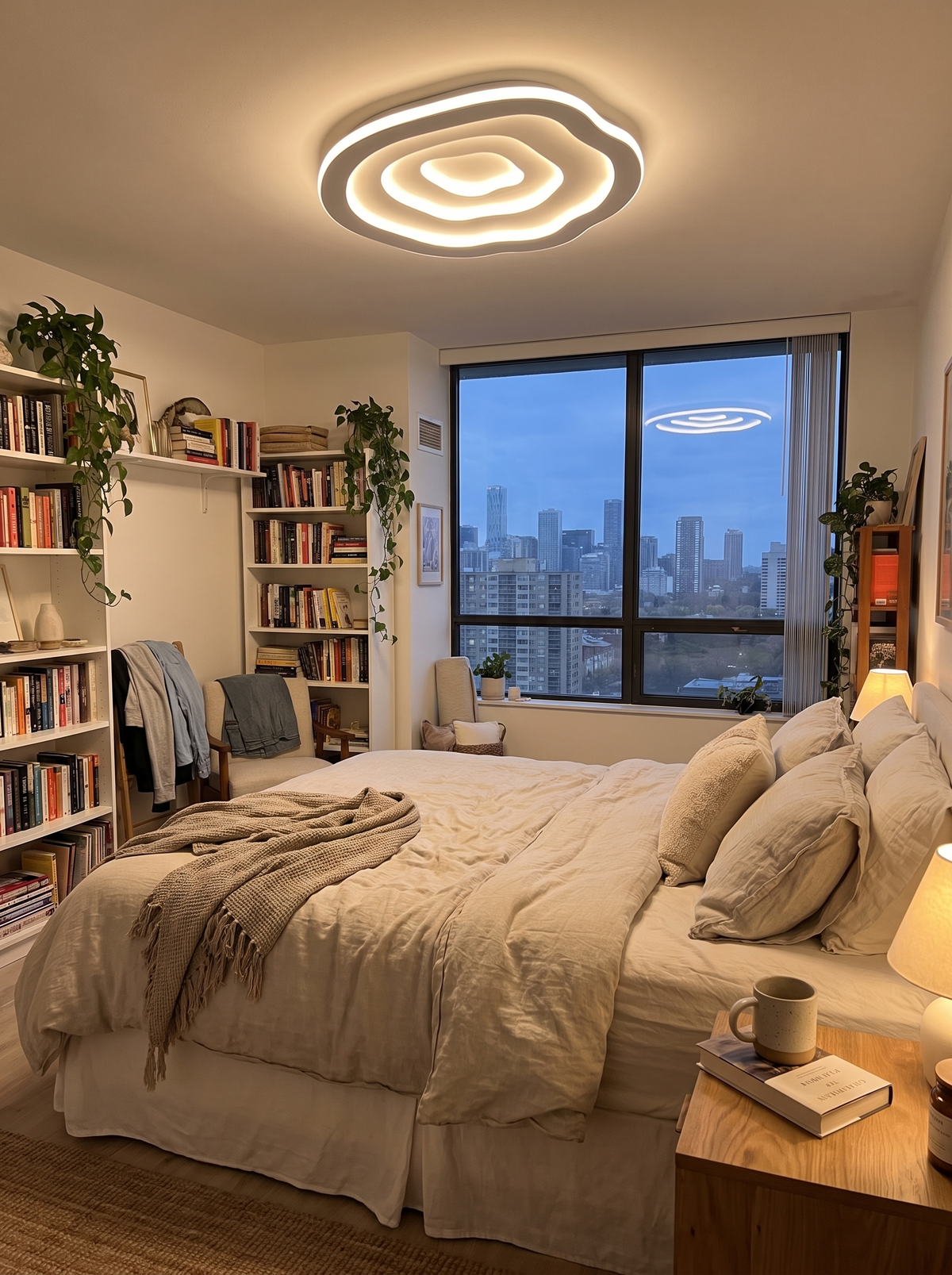 Ripple LED Flush Ceiling Lamp lifestyle 3