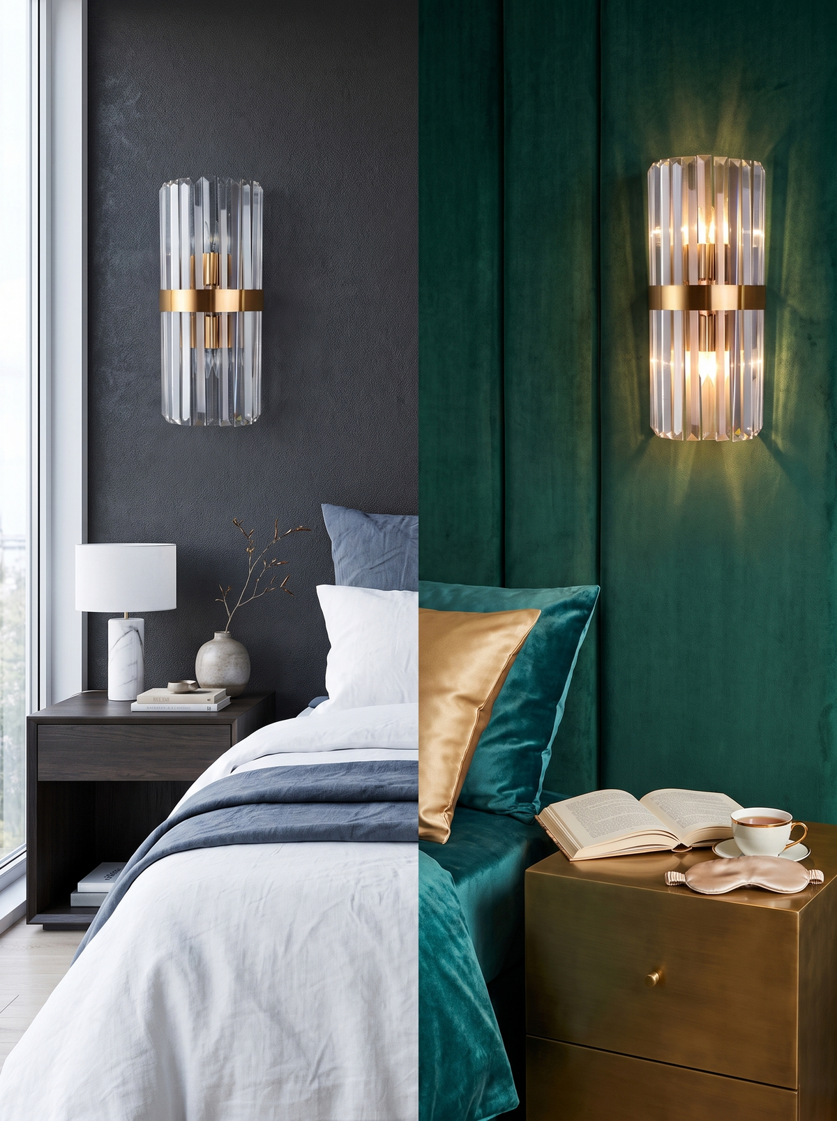 Crystal Stainless Steel Wall Light lifestyle 3