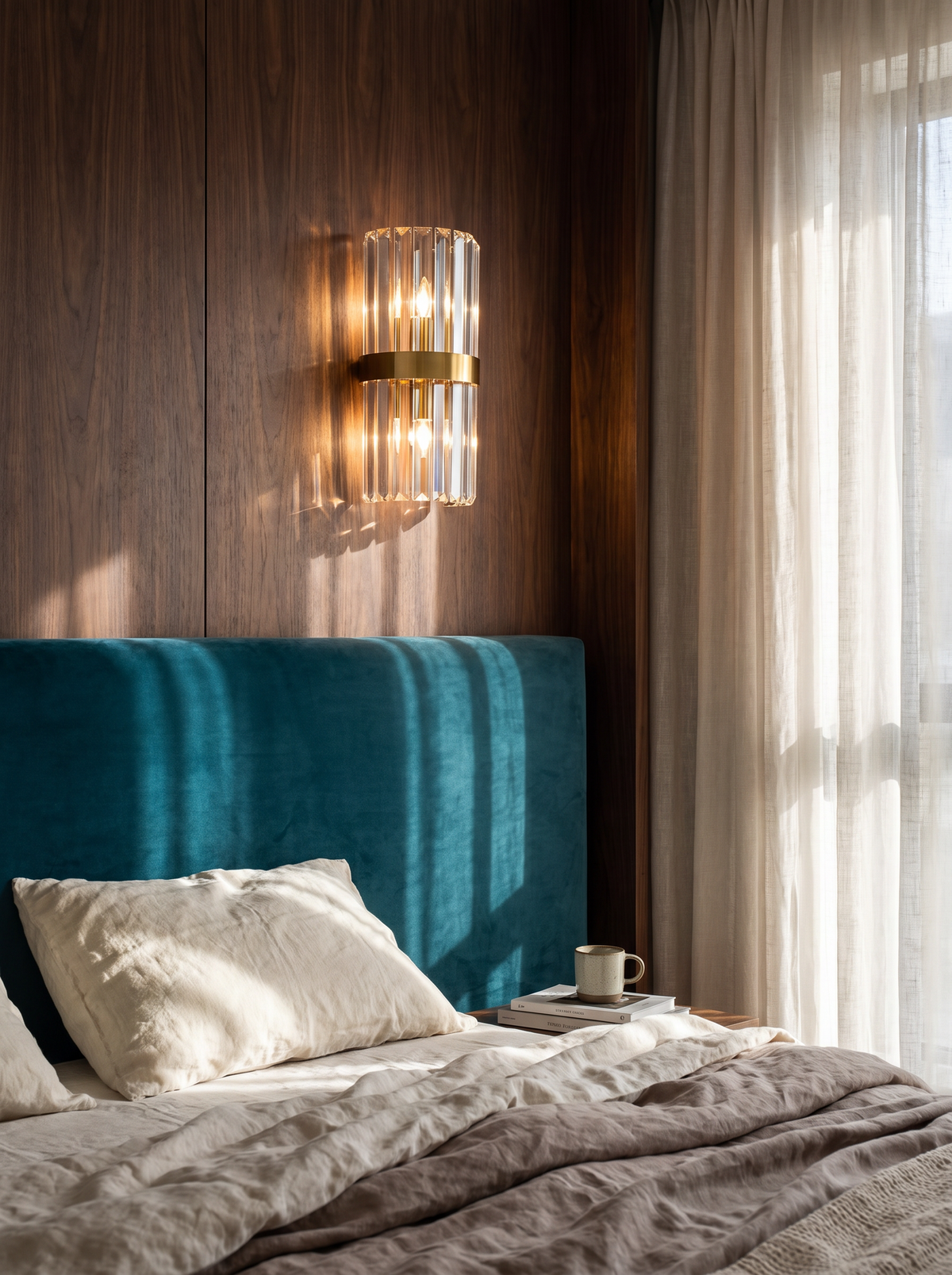 Crystal Stainless Steel Wall Light lifestyle 2
