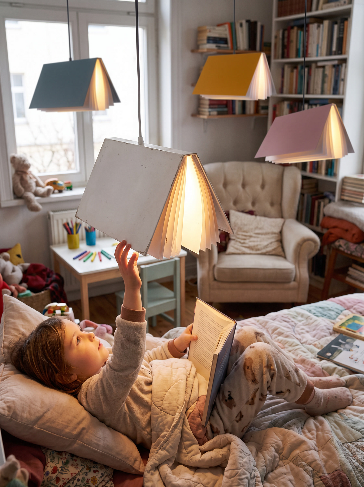 Flying Book Pendant Light lifestyle 3