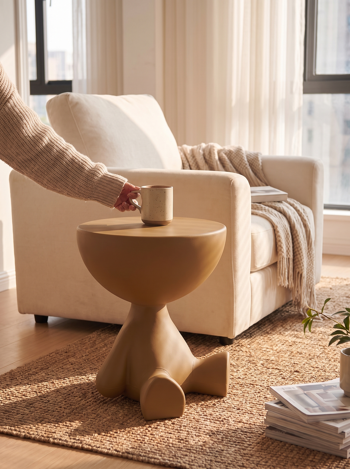 Cartoon Bear Side Table lifestyle 1