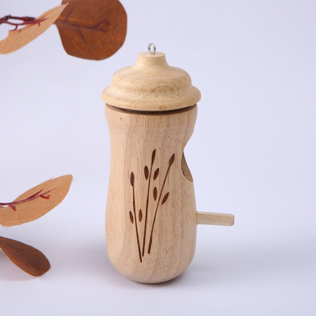 Wooden Hummingbird House Garden Decor