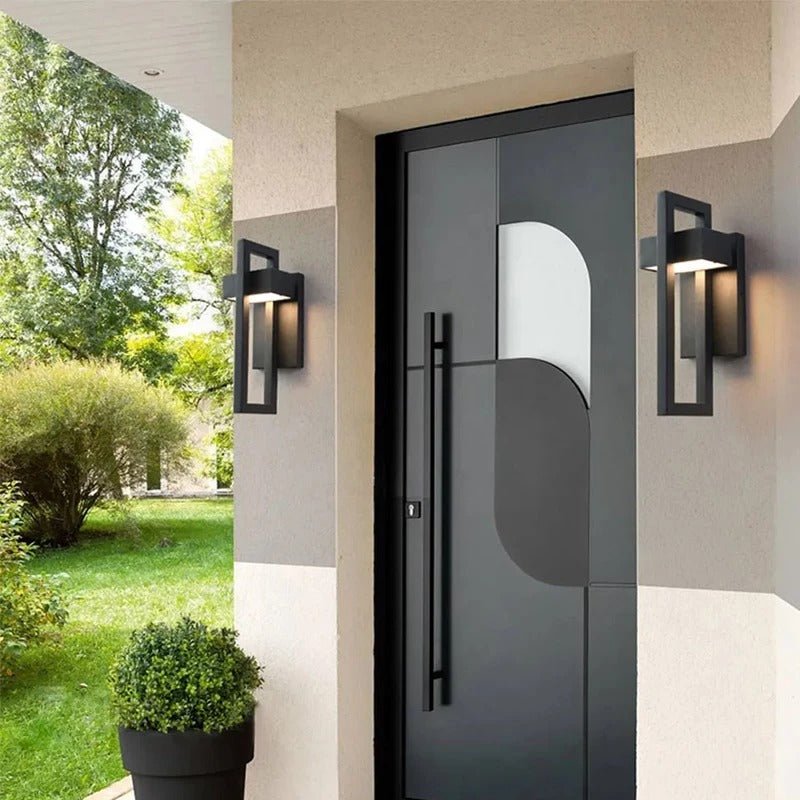 Scandinavian Aluminum Outdoor Wall Lamp