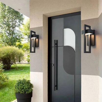 Scandinavian Aluminum Outdoor Wall Lamp