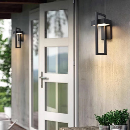 Scandinavian Aluminum Outdoor Wall Lamp