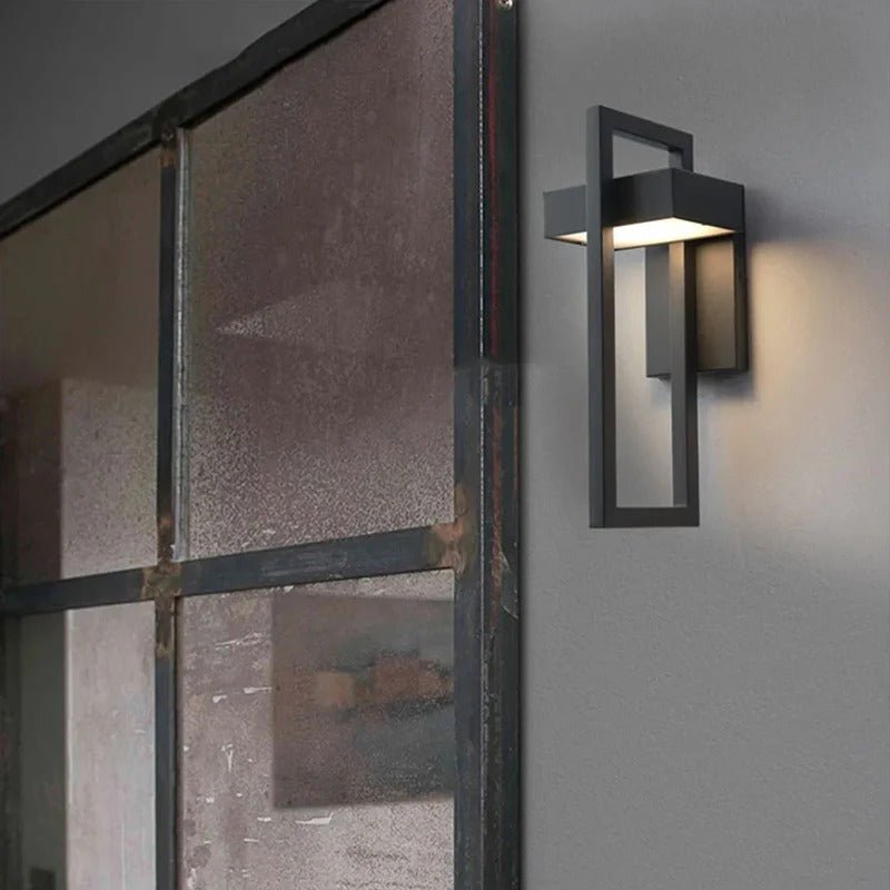 Scandinavian Aluminum Outdoor Wall Lamp