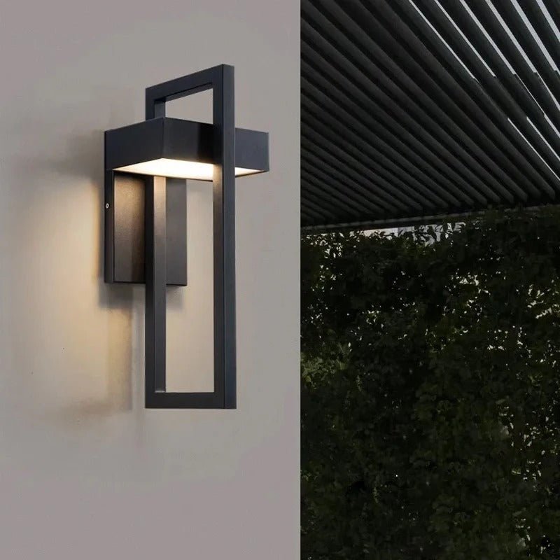 Scandinavian Aluminum Outdoor Wall Lamp