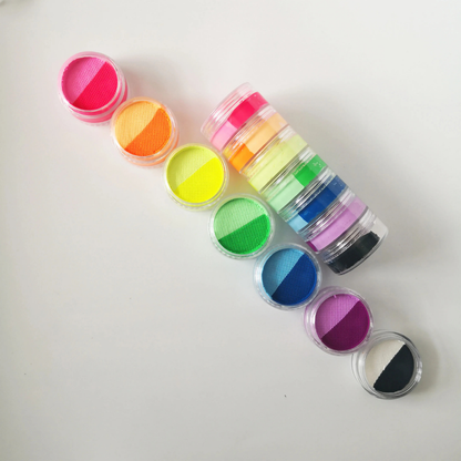 Rainbow Split Cake Body Paint
