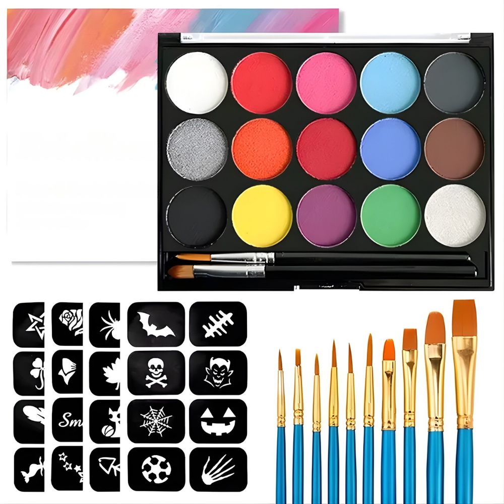 Kids Non Toxic Body Paint Kit