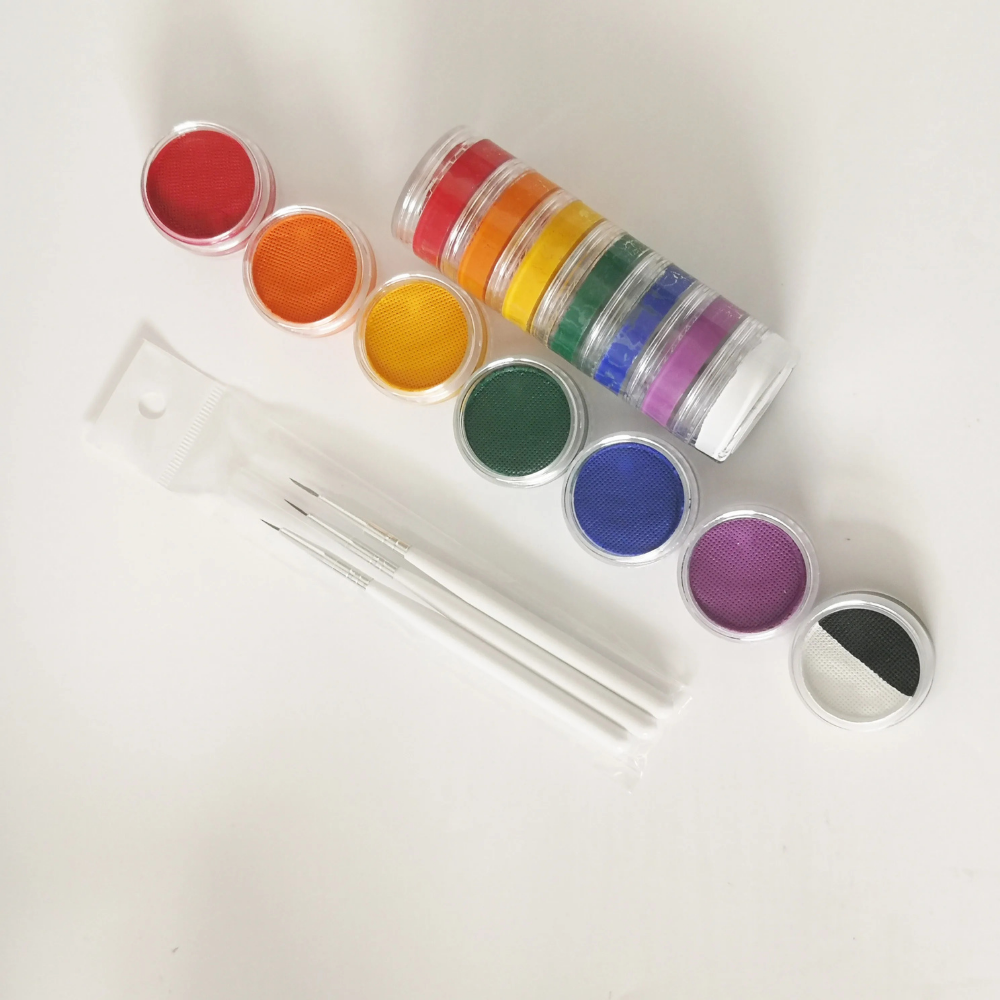 Rainbow Split Cake Body Paint