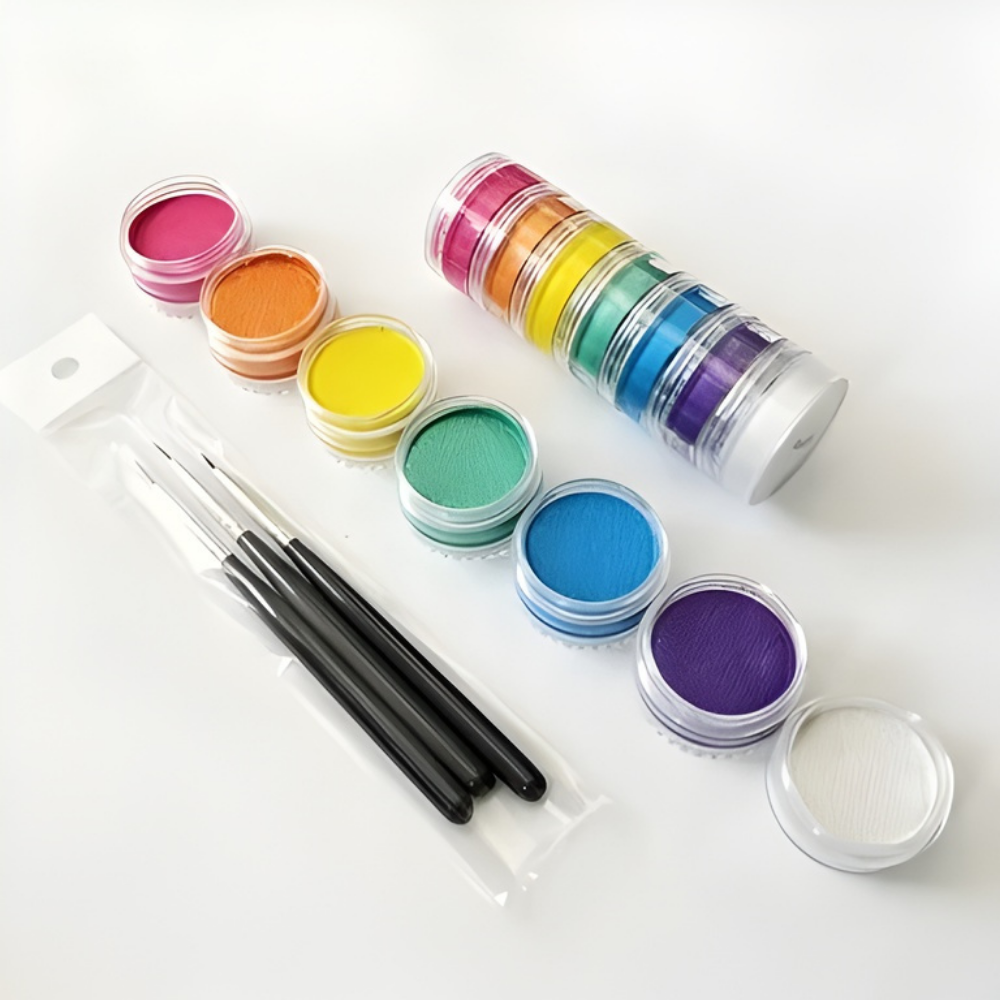 Rainbow Split Cake Body Paint