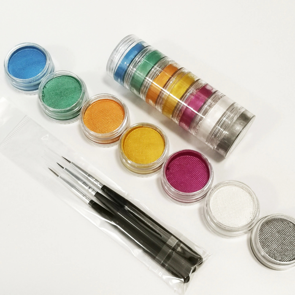 Rainbow Split Cake Body Paint