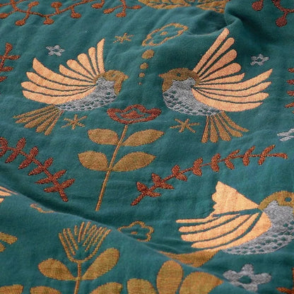 Scandinavian Bird Reversible Throw