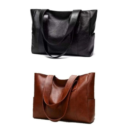 Leather Shoulder Bag Tote
