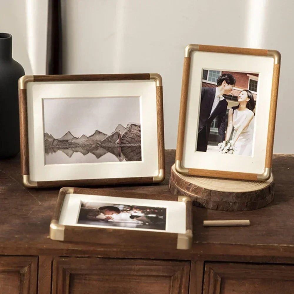 Brooks Vintage Wood Photo Frame