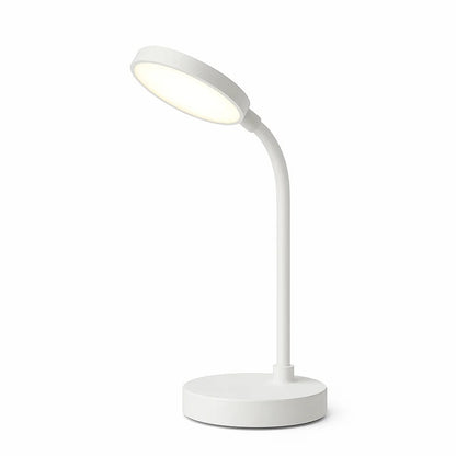 Cozy Crest Swan-Neck LED Desk Lamp with USB Port - Flexible Gooseneck Task Light for Home Office, Study & Bedside
