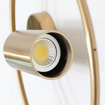 Halo Nordic Gold Minimalist Wall Light