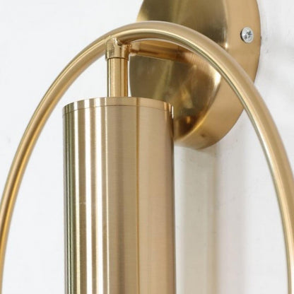 Halo Nordic Gold Minimalist Wall Light