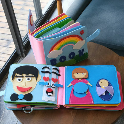 Montessori Felt Busy Book