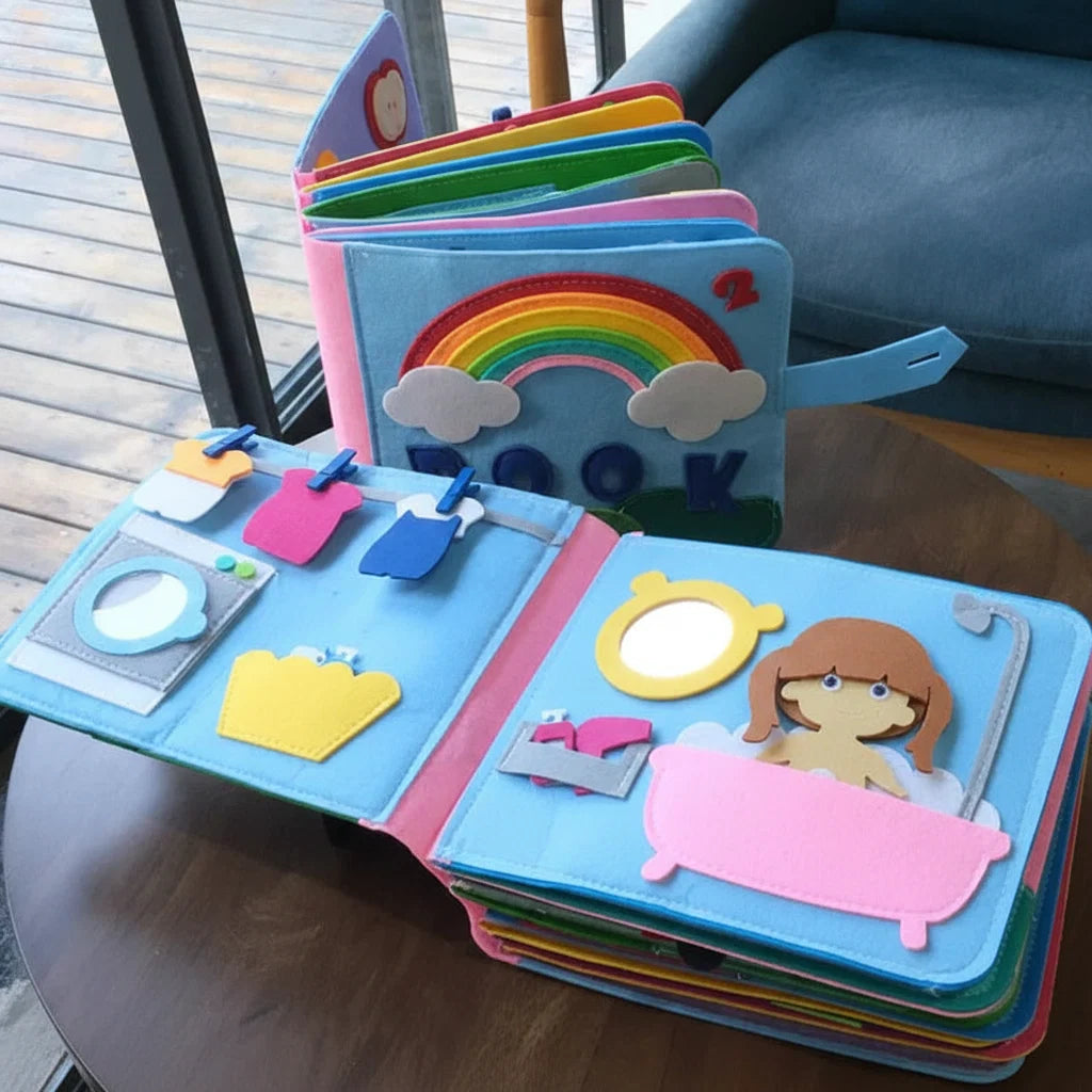 Montessori Felt Busy Book