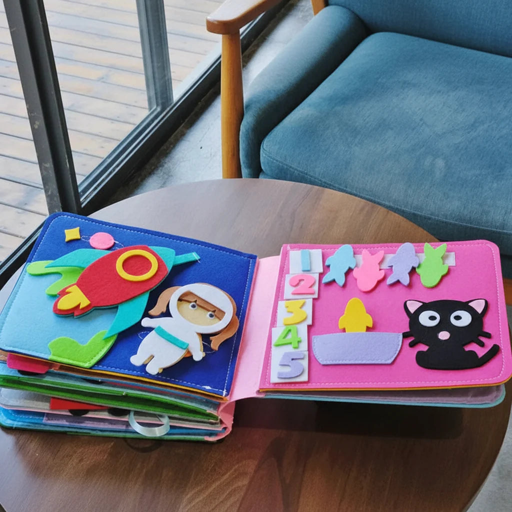 Montessori Felt Busy Book