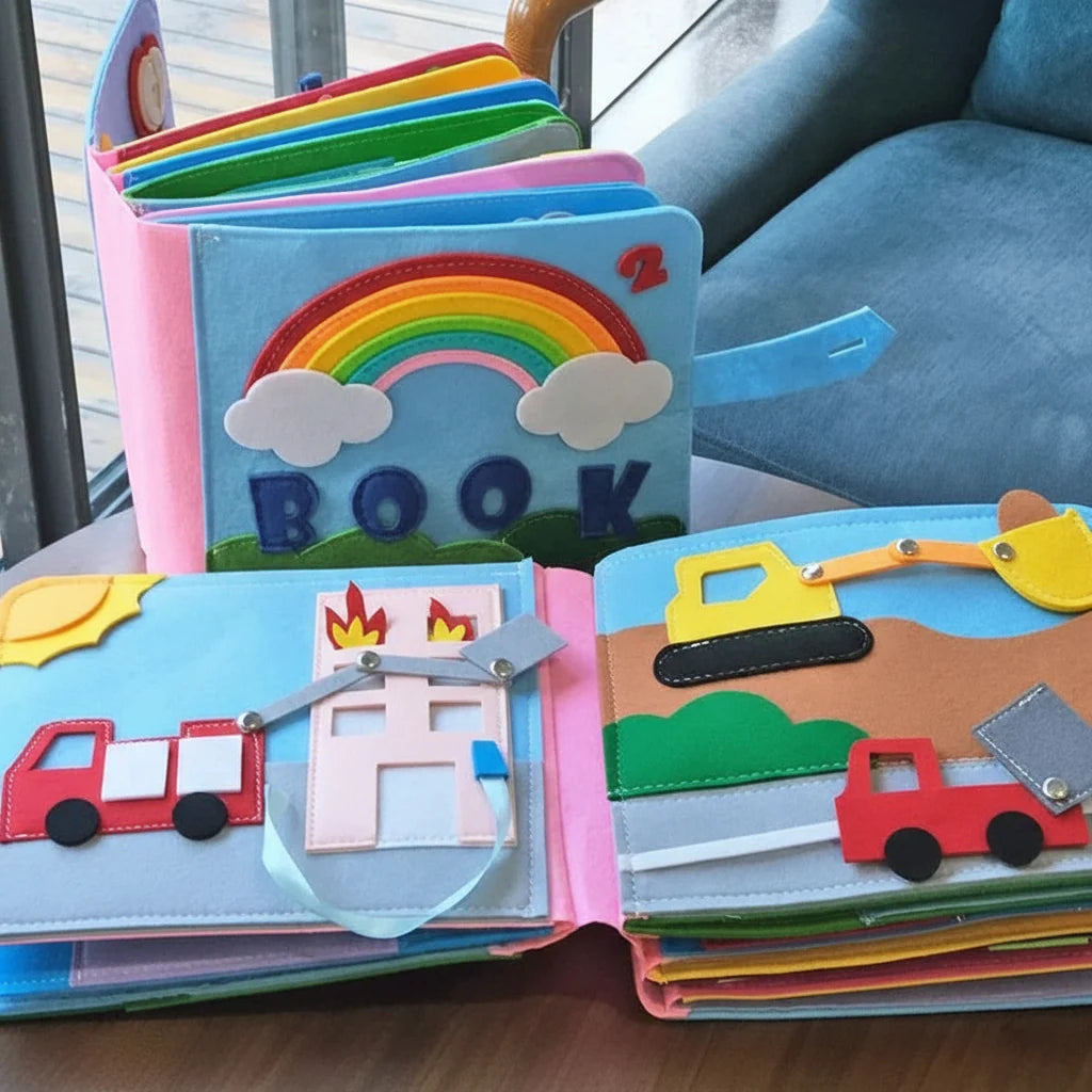 Montessori Felt Busy Book