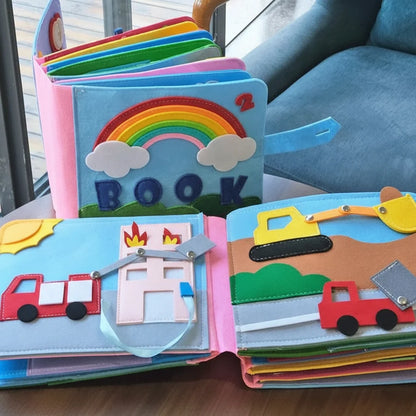 Montessori Felt Busy Book