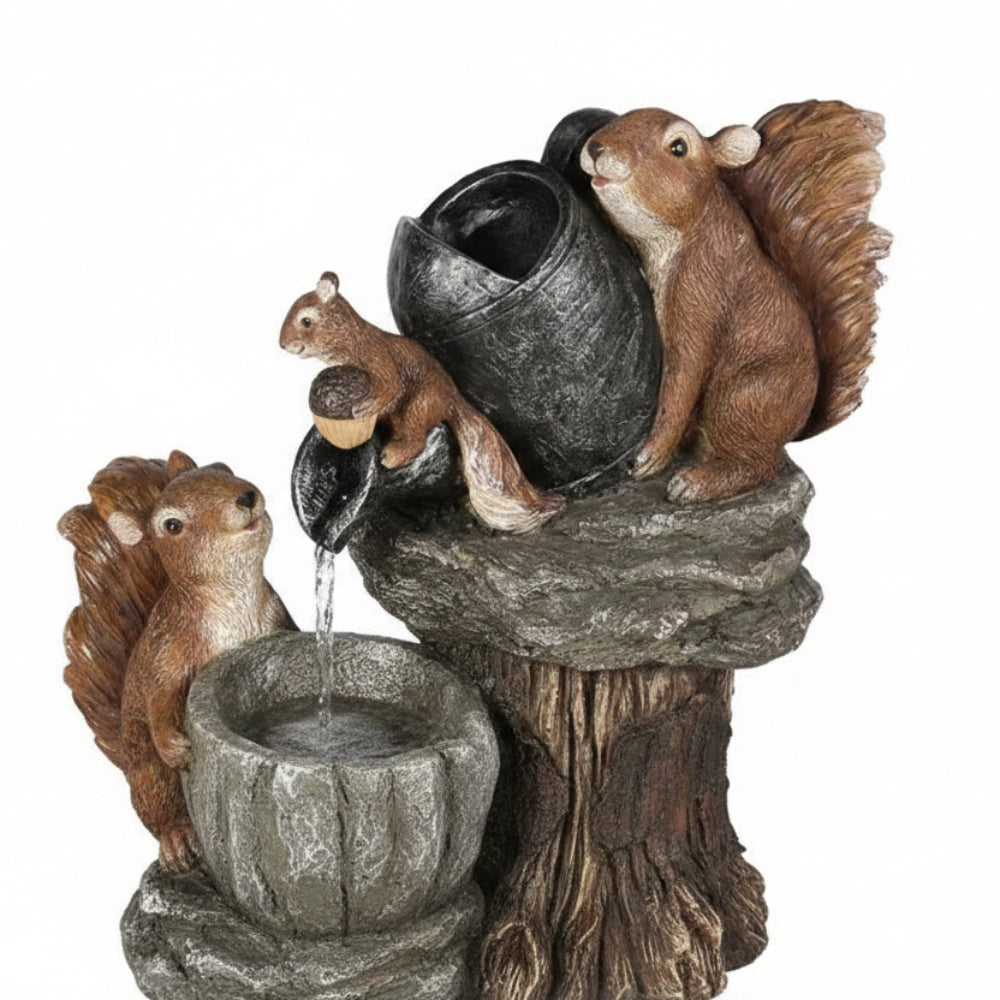 Solar Garden Birdbath Fountain