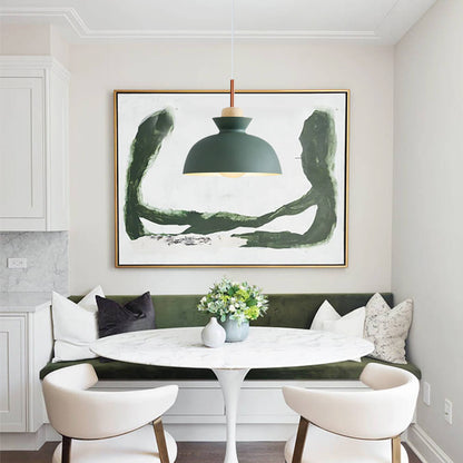 Scandinavian Metal Dome Pendant Light
