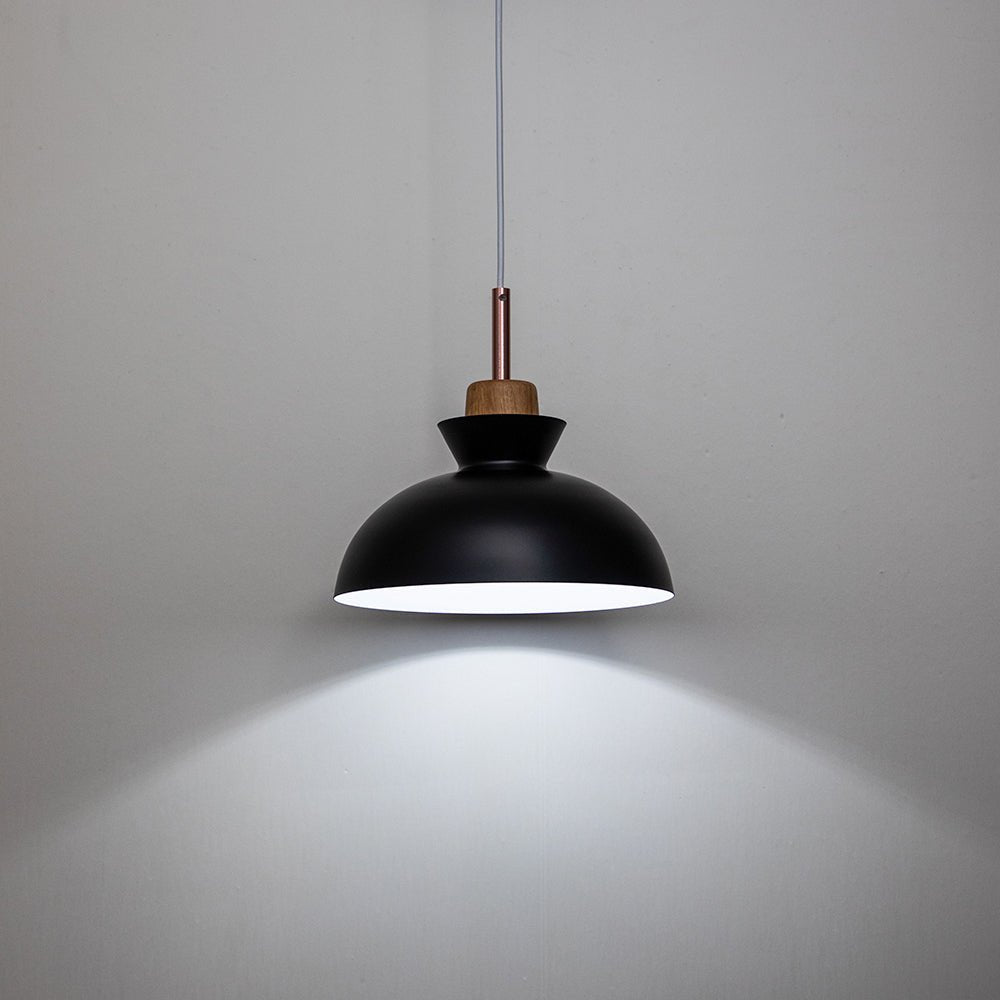 Scandinavian Metal Dome Pendant Light