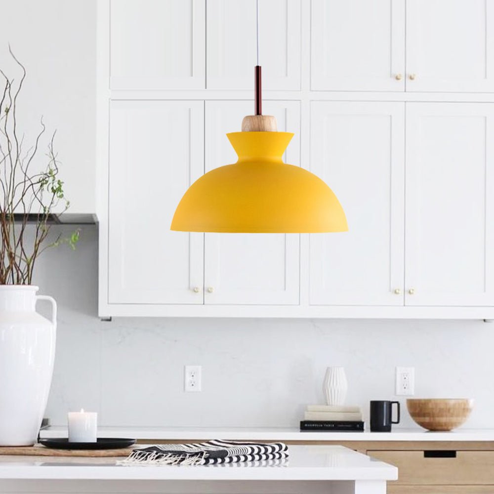 Scandinavian Metal Dome Pendant Light