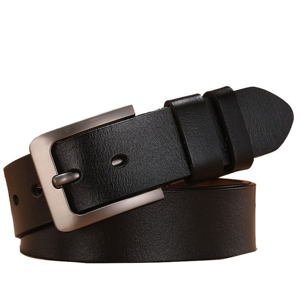 Pin Buckle Leather Belt