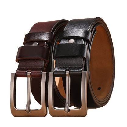 Pin Buckle Leather Belt