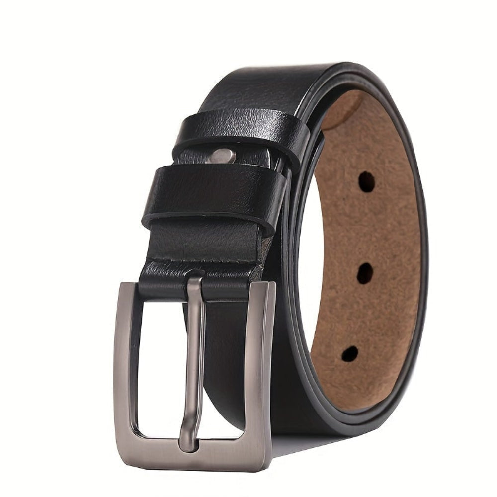 Pin Buckle Leather Belt