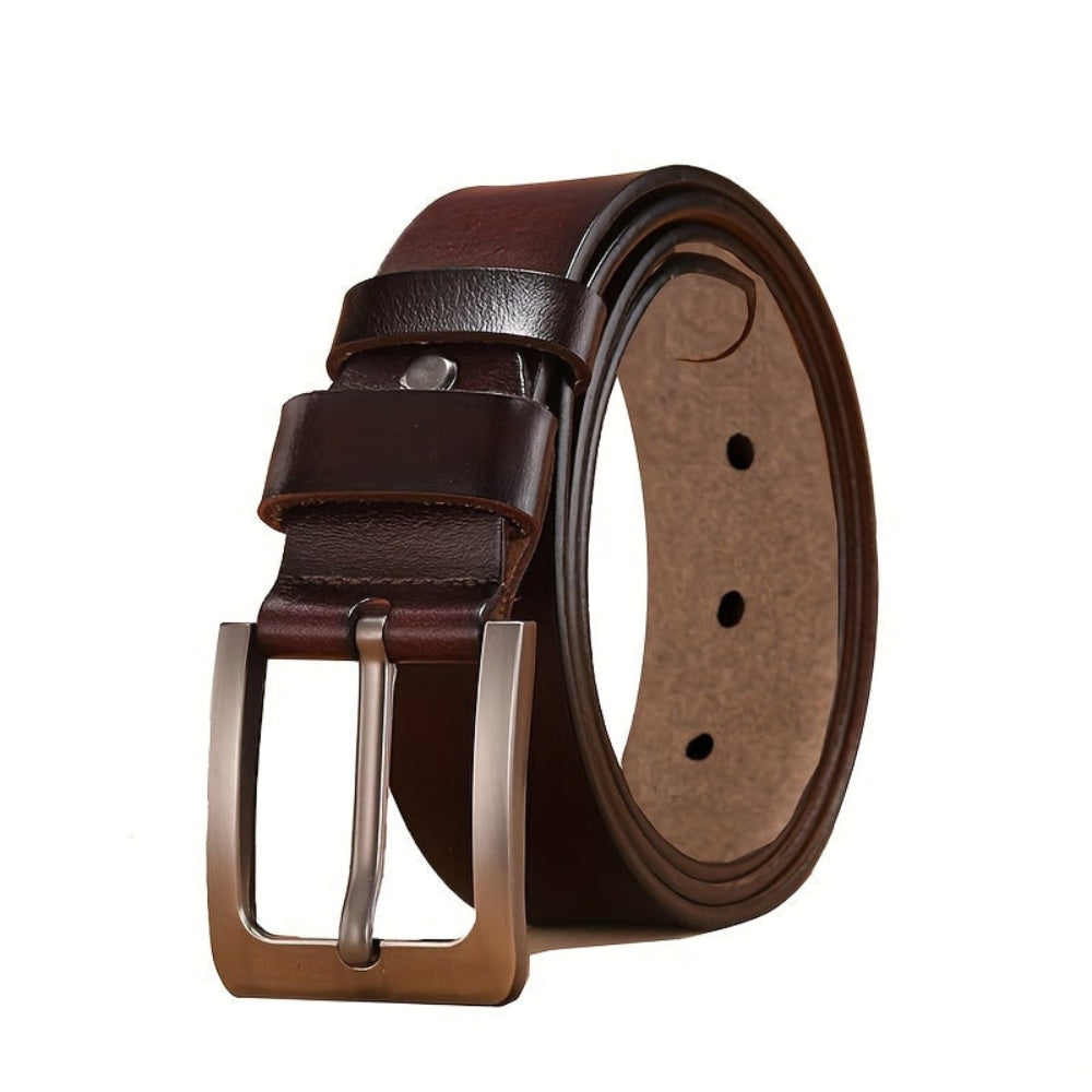 Pin Buckle Leather Belt