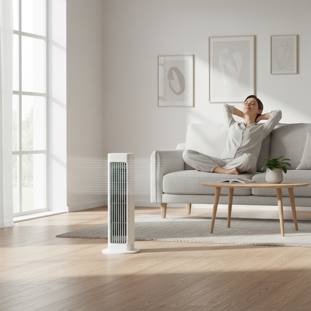 Oscillating Portable Tower Fan