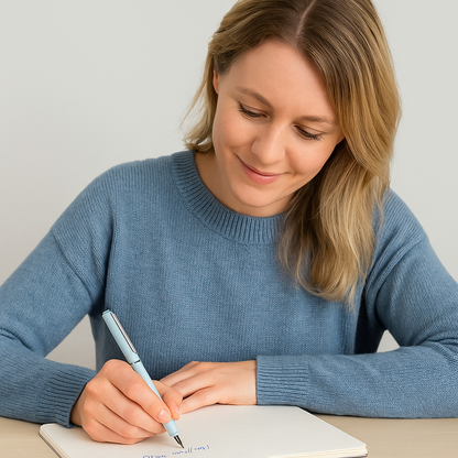 Retractable Ergonomic Fountain Pen