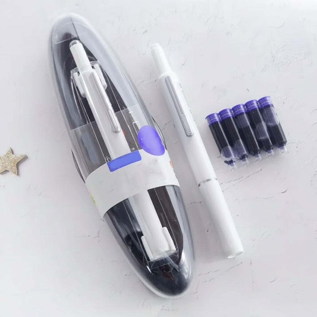 Retractable Ergonomic Fountain Pen