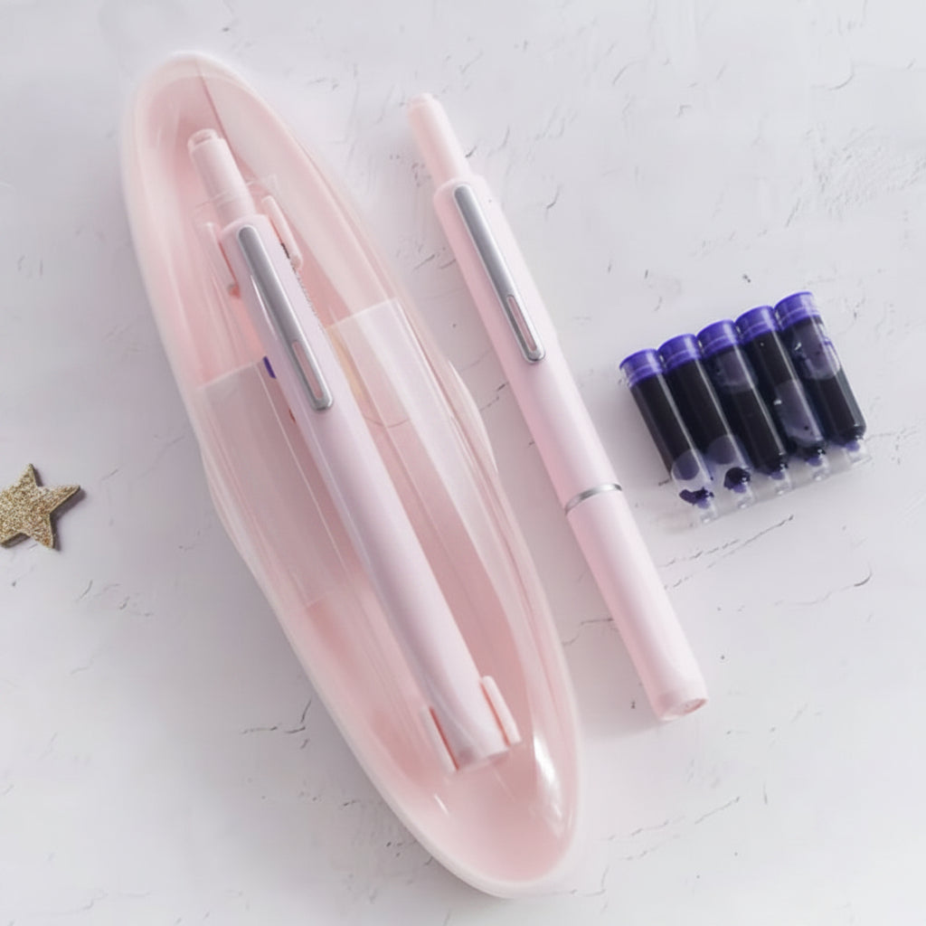Retractable Ergonomic Fountain Pen