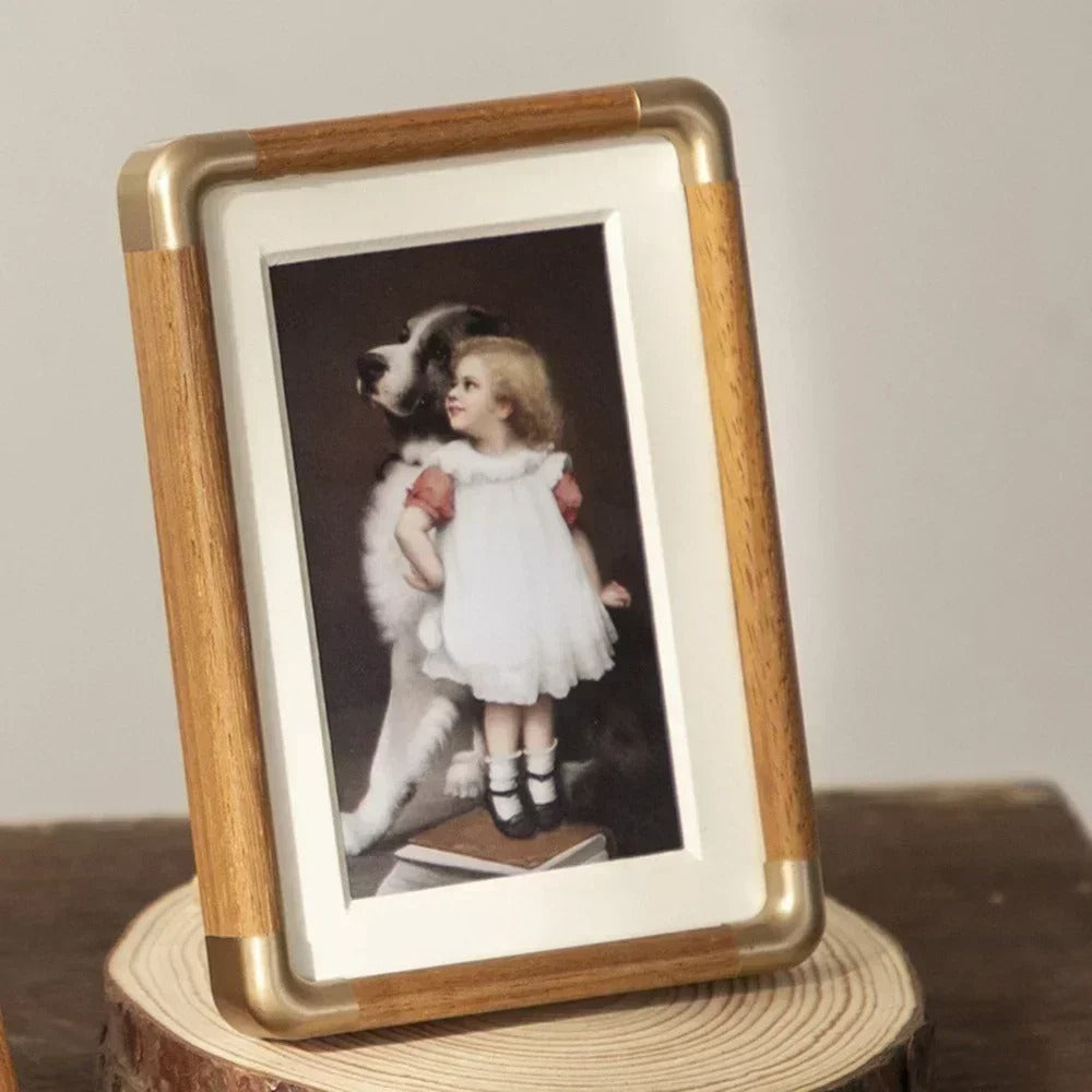Brooks Vintage Wood Photo Frame